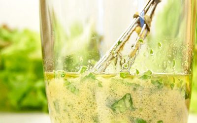 Vinaigrette miel, moutarde et coriandre