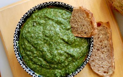 Pesto aux feuilles de céleri-rave