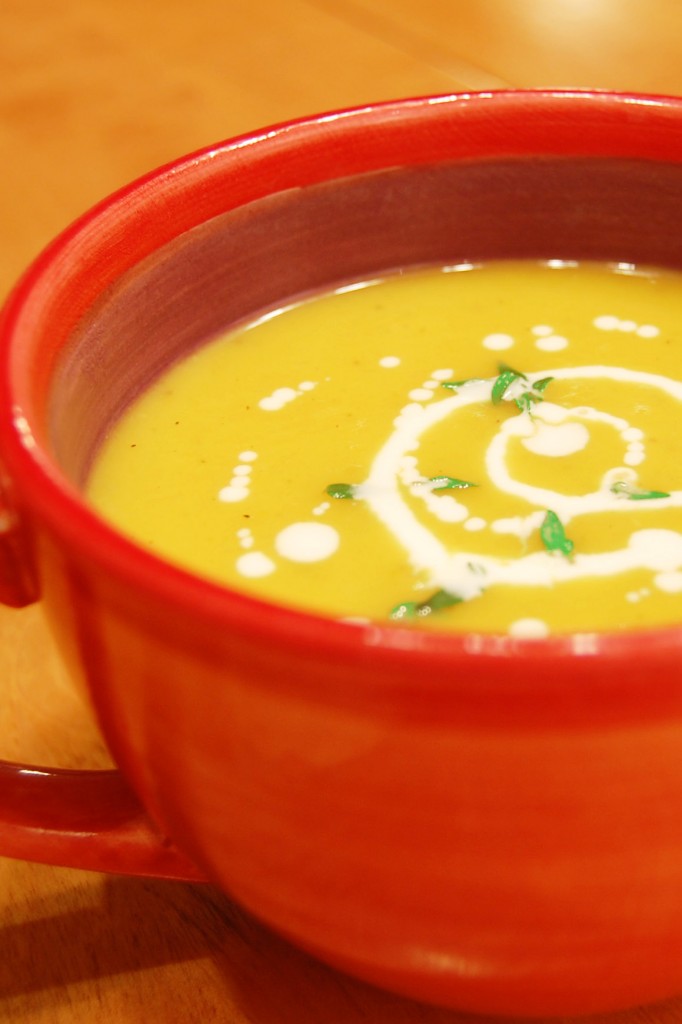 Potage courge butternut