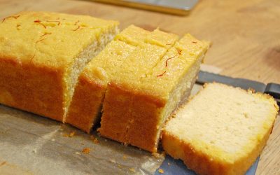 Cake à l’érable et au safran