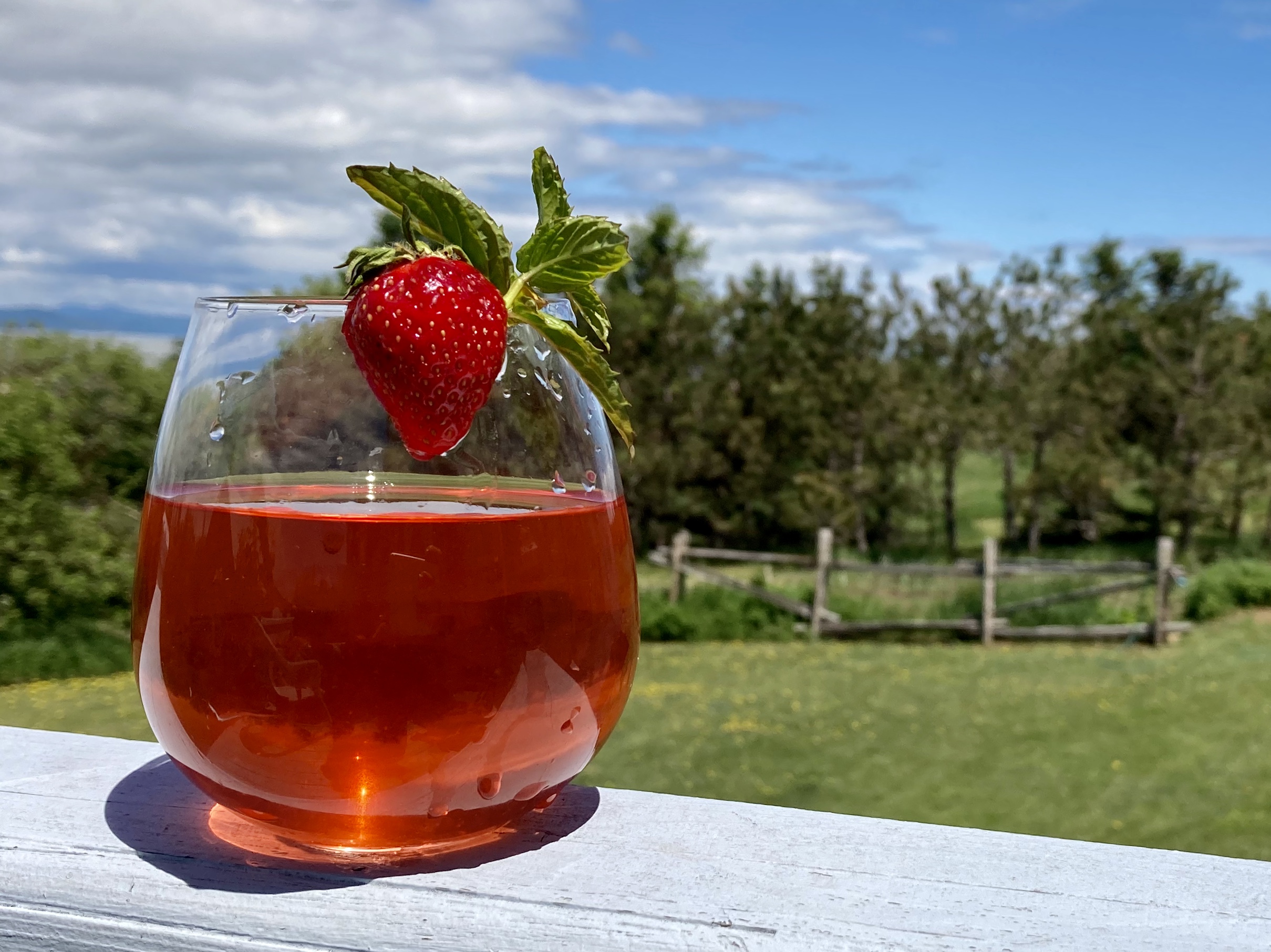 Limonade de fraises 100% locale