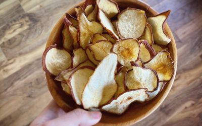 Chips de poire (et l’histoire de la fois où j’ai cuisiné un poirier)
